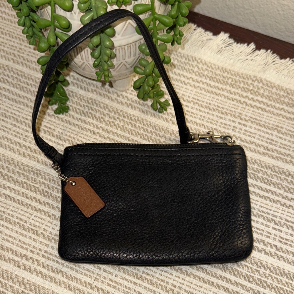 Coach Leather Wristlet